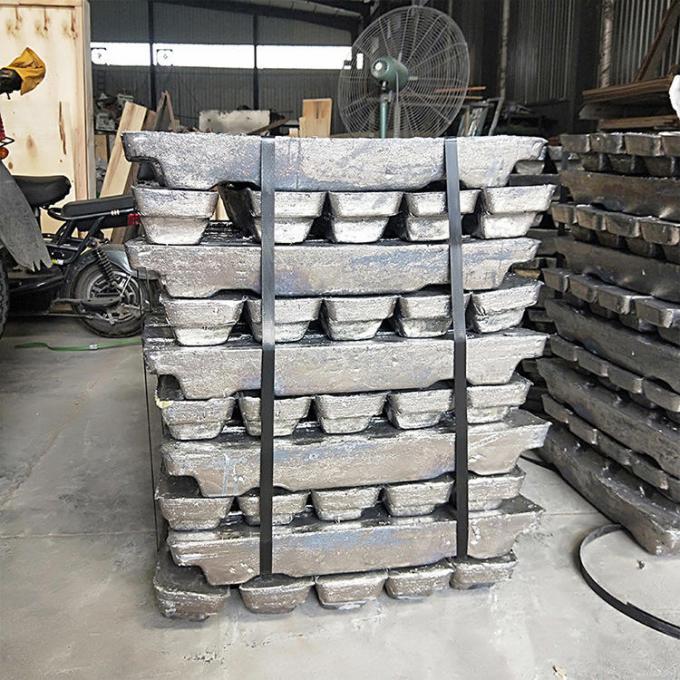 Φωτεινό ασημένιο κράμα 99,98% 25kg μετάλλων μαγνήσιου πλινθωμάτων μαγνήσιου
