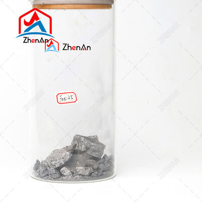 Σύνθετο FeSi σιδηροπυριτικού πυριτίου υψηλής καθαρότητας για διύλιση χάλυβα με κόκκους 10-100 mm