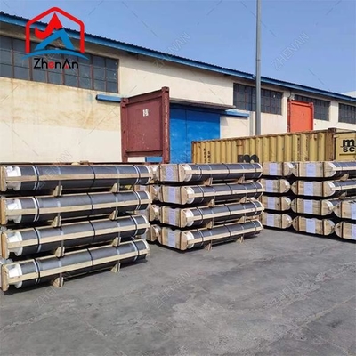 Προϊόντα γραφίτη Ηλεκτρόδιο άνθρακα UHP/HP/RP Dia 350mm Ηλεκτρόδιο γραφίτη με ρώγες για Lf ή Eaf