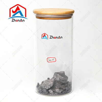 Σύνθετο FeSi σιδηροπυριτικού πυριτίου υψηλής καθαρότητας για διύλιση χάλυβα με κόκκους 10-100 mm