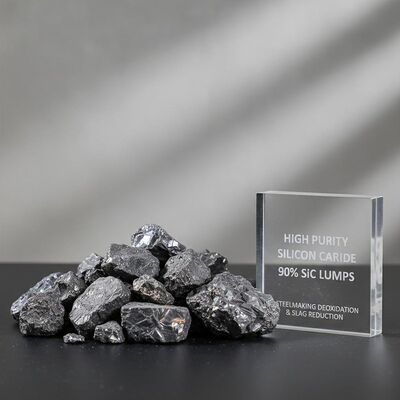 Silicio de alta pureza 90% SiC para desoxidación de acero y reducción de escoria
