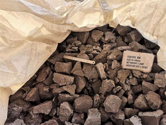 Σιδηρο κομμάτια Fesi 75 πυριτίου πρώτης ύλης υψηλής αγνότητας σιδηρουργία